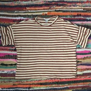 Thick short sleeved sweater